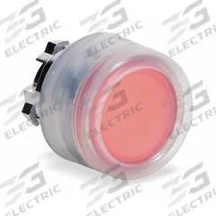 SCHNEIDER Flush Push Button: Red, 22 mm Mounting Size, Metallic, Momentary (MPN ZB4BW543). Key specifications — Brand: SCHNEIDER; Action: Momentary; Series: XB4; Push Button Material Type: Metallic.