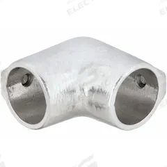 Structural Pipe Fitting: Elbow, Elbow, 1 in For Pipe Size, For 1 3/8 in Actual Pipe Outer Dia, Gray (MPN 3-6). Key specifications — Manufacturer Part Number: 3-6; Brand: HOLLAENDER; Finish: Mill; Material: Aluminum; Product Type: Elbow.