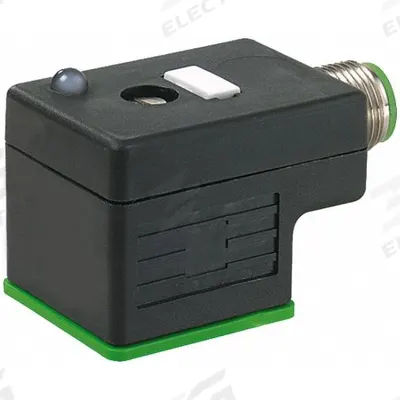 MURRELEKTRONIK Solenoid Coil Connector: DIN 43650 Form A, 24V AC/DC, M12 - Solenoid Coil Accessories