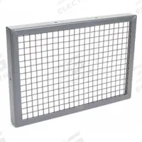 Outlet Guard: For Use With 2C864/2C890/2C939/3C716/4C119, Outlet, Steel, Baked Polyester Epoxy (MPN 2RXP9). Key specifications — Manufacturer Part Number: 2RXP9; Compatible with Grainger Part Number: 2C864; Finish: Baked Polyester Epoxy; Brand: DAYTON; Guard Type: Outlet; Includes Mounting Hardware: Yes; Standards: OSHA Compliant; Material: Steel.