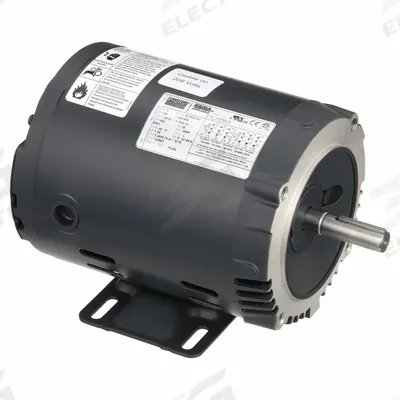 Dayton General Purpose Motor: C-Face/Rigid Base Mount, Open Drip Proof, 1/3 hp - C-Face with Rigid Base 3-Phase General Purpose AC Motors