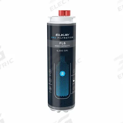 ELKAY Quick-Connect Water Filter: 1.5 gpm, 6,000 gal, 9 1/2 in Overall Ht - Quick-Connect Drinking Fountain & Beverage Machine Water Filters