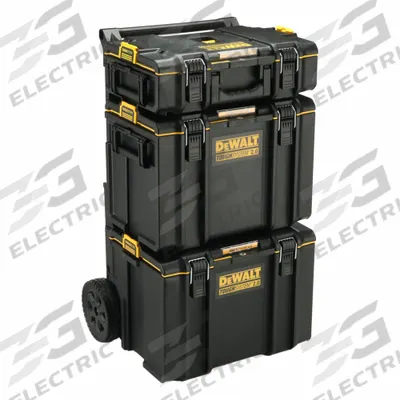 DEWALT Tough System Tool Box: 19 7/8 in W x 24 in D x 38 5/16 in H, Metal - Tough System Rolling Tool Box Sets