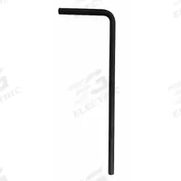 WESTWARD Hex Key: 0 Ball Ends, 5/64 in Tip Size, SAE, Short, Alloy Steel, Black Oxide, L, 2 Tips (MPN 54TU49). Key specifications — attr1205521: WESTWARD; attr1205526: Black Oxide.
