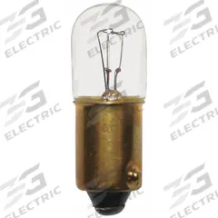 APPROVED VENDOR Incandescent Bulb: Incandescent, Miniature Bayonet (BA9s), (T) Tubular, T3-1/4 (MPN 24VMB-1). Key specifications — Light Color: White; Trade Number: 24VMB-1; Voltage: 24V AC; Brand: APPROVED VENDOR; Bulb Shape: T3-1/4.