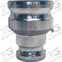 Cam and Groove Spool Adapter: 6 in Coupling Size, 75 psi Max. Working Pressure @ 70 F (MPN 600-AA-SS). Key specifications — Fitting Type: Male Adapter x Male Adapter; Includes Locking Arm: No; Body Material: 316 Stainless Steel; Brand: DIXON VALVE & COUPLING.