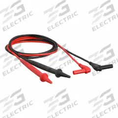 FLUKE Test Leads: CAT III 1000V/CAT IV 600V, Std Probe, Right Shrouded Plug, 5 ft Lg (MPN TL76). Key specifications — Brand: FLUKE.