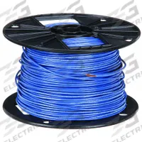Building Wire: Copper, 18 AWG, 1 Conductors, Stranded, Blue, 500 ft Lg, TFFN (MPN 27024901). Key specifications — Voltage: 600 V; Brand: SOUTHWIRE.
