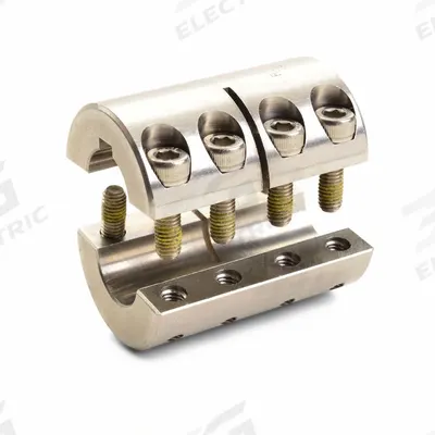 RULAND MANUFACTURING Rigid Coupling: 5/8 in Bore Dia 1, 14 mm Bore Dia 2, Round Keyed - Two-Piece Rigid Shaft Couplings