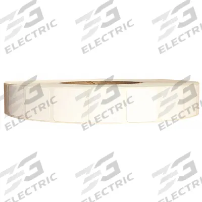 APPROVED VENDOR Barcode Printer Label: 1 in Label Wd, 1 in Label Ht, White, 3 in Core Dia. - Industrial Thermal Transfer Labels