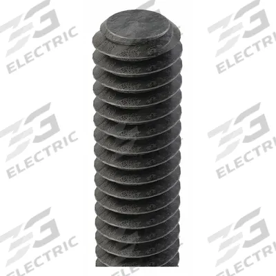 APPROVED VENDOR Fully Threaded Rod: 5/16"-18 Thread Size, Steel, Black Oxide, Left Hand - Left-Hand Fully-Threaded Rods & Studs