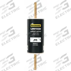 BUSSMANN Fuse: JKS Series, Class J, Bolt-On Body, Fast-Acting, 600 A, 600 V AC, Non-Indicating (MPN JKS-600). Key specifications — Series: JKS; Brand: BUSSMANN.