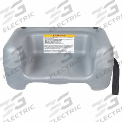 KOALA KARE PRODUCTS Booster Seat: Gray, 7 7/8 in Overall Ht, 15 1/2 in Overall Wd - Booster Seats