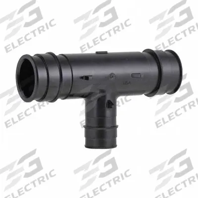 UPONOR Barbed Tee: 3 in ID x 2 1/2 in ID x 2 in ID Size, Barbed x Barbed x Barbed x Barbed - Expansion Polymer Barbed Tube Fittings