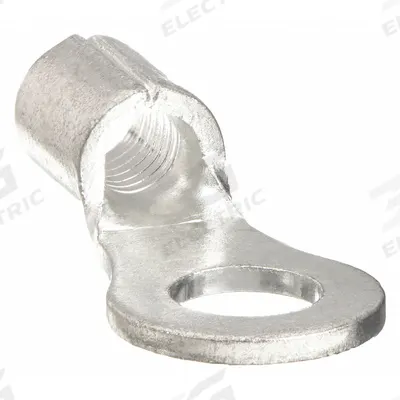 PANDUIT Ring Terminal: Bare, #10 Stud Size, 18 AWG to 14 AWG Wire Sizes - Non-Insulated Ring Terminals
