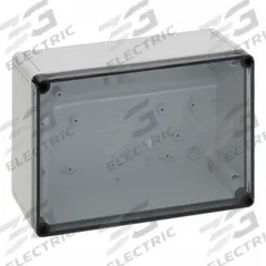 RITTAL Electrical Enclosure: Fiber-Glass Reinforced Polycarbonate, 180 mm x 254 mm x 90 mm, NEMA 4X (MPN 9520100). Key specifications — Brand: RITTAL; Closure Method: Screws; Enclosure Material: Fiber-Glass Reinforced Polycarbonate; Knockouts: Not Included.