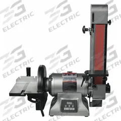 JET Belt and Disc Sander: For Metal, 115 V_230 V, Three-Phase, 1 hp, 2 in x 48 in Belt, 9 in Disc (MPN 577842). Key specifications — attr564072: Three-Phase; attr650959: Metal; attr564036: JET.