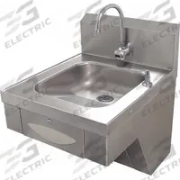 SPACE-SAVER Hand Sink: 1 Stations, 5 in Bowl Dp, 14 in Bowl Lg, 16 in Bowl Wd, Faucet Included (MPN 7-PS-41). Key specifications — Includes Side Splash: Side Splash Not Included; Brand: SPACE-SAVER.