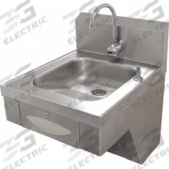 SPACE-SAVER Hand Sink: 1 Stations, 5 in Bowl Dp, 14 in Bowl Lg, 16 in Bowl Wd, Faucet Included (MPN 7-PS-41). Key specifications — Includes Side Splash: Side Splash Not Included; Brand: SPACE-SAVER.