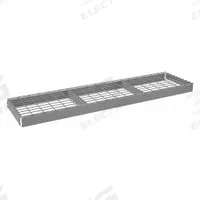 TENNSCO Shelf: 72 in x 18 in, 2,000 lb Load Capacity, Steel, 5 ga Decking, Gray, Shelf (MPN ZLCS-7218W). Key specifications — Decking Material: Steel; Includes: (4) Beams; Decking Finish: Zinc Plated; Shelf Configuration: Single Straight; Color: Gray; Frame Material: Steel; Brand: TENNSCO; Frame Finish: Zinc Plated.
