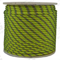 ALL GEAR Rigging and Climbing Rope: Kernmantle, 1/2 in Dia, 820 lb Working Load Limit, Polyester (MPN AGKM12150DBGY). Key specifications — Brand: ALL GEAR; Rope Type: Static; Third Color: Yellow.