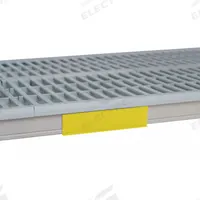 METRO Color Shelf Marker: MetroMax i Series, 6 in Overall Wd, 1 1/2 in Overall Ht, Yellow (MPN CSM6-YX). Key specifications — Brand: METRO; Color: Yellow; Compatible Brand and Series: MetroMax i Series.