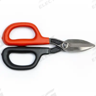 CRESCENT WISS Straight Pattern Tinner Snips,7": Straight, 7 1/4 in Overall Lg