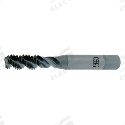 OSG Spiral Flute Tap: #4-40 UNC, H2 / 2B-3B, 2 Flute, Plug Chamfer - General Purpose Spiral-Flute Taps
