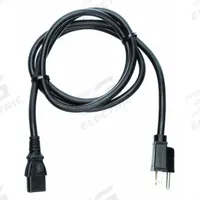 APPROVED VENDOR Power Cord: 6 ft Lg, 3/14, 5-15P Plug, C13 Receptacle, SJT, PVC, 15 A Current, 5-15P (MPN 5XFL8ID). Key specifications — Brand: APPROVED VENDOR; Jacket Material: PVC.