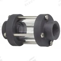 PLAST-O-MATIC Single Wall Sight Flow Indicator: PVC, Grade 1, Single Walls, 3/4 in FNPT, NPT, Female (MPN GX075V-PV). Key specifications