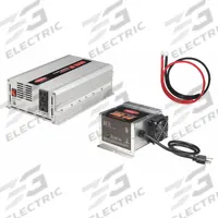 TUNDRA Inverter and Battery Charger: Modified Sine Wave, 2,000 W Peak Output Power, 10.5 to 15V DC (MPN ICM10245). Key specifications — Charger Input Voltage: 105 to 130V AC; Brand: TUNDRA; Charger Output Voltage: 13.2V to 14.4V; Inverter Input Voltage: 10.5 to 15V DC; Inverter Output Form: Modified Sine Wave; Inverter Output Voltage: 120V AC.