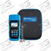 JONARD TOOLS Fiber Optic Power Meter: Single-Mode, 850, 980, 1300, 1310, 1490, 1550, 1625, 1650 nm (MPN FPM-50A). Key specifications — Product Type: Fiber Optic Power Meter; Includes: (2) Cleaning Swabs; Manufacturer Part Number: FPM-50A; Adapters Included: SC; Brand: JONARD TOOLS; Features: Shatter-Resistant Sleeve; Testing Functions: Optical Power Loss; _Wavelengths: 850, 980, 1300, 1310, 1490, 1550, 1625, 1650 nm.