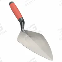 MARSHALLTOWN London Trowel: Blade Material Carbon Steel, Blade Shape London, 5 1/8 in Blade Wd (MPN 33 12FG). Key specifications — attr1008691: DuraSoft; attr1016301: Masonry; attr1005001: MARSHALLTOWN; attr1008687: London; attr1008692: Straight; attr1008688: Carbon Steel; attr1005002: London Trowel; attr1029470: Rubberized.