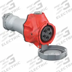 HUBBELL Pin and Sleeve Connector: Red, 200/346 to 240/415V AC/220/380 to 240/415V AC, Three Phase (MPN HBLS530C6W). Key specifications — Brand: HUBBELL.