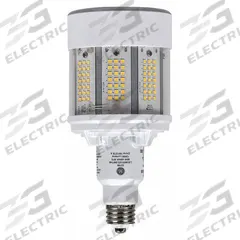 HID Replacement LED Bulb: Corncob ED23-1/2, Mogul Screw (EX39), 80 W Watt, 4000K, LED, 120 to 277V (MPN LED80ED23.5/740). Key specifications — Color Temperature: 4000K; Brand: GE LAMPS; Shatter-Resistant: No.