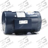 LEESON General Purpose Motor: Rigid Base Mount, Totally Enclosed Fan Cooled, 1 1/2 hp, 230/460V AC (MPN 145TTFR16033). Key specifications — Brand: LEESON; Nameplate Voltage @ 60 Hz: 230/460V AC; Full Load Current @ 60 Hz: 4.8/2.4 A; Nameplate RPM @ 60 Hz: 1,750 RPM; Motor Enclosure: TEFC.