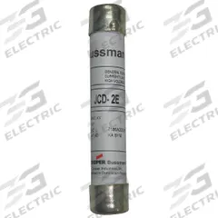BUSSMANN Medium Voltage Fuse: JCD Series, E-Rated, Time-Delay, 2 A, 2.75 kV AC, Non-Indicating (MPN JCD-2E). Key specifications — attr211188: BUSSMANN; attr1287189: JCD.