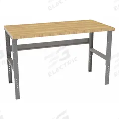 TENNSCO Workbench: Adj Ht, Butcher Block, 72 in x 36 in, 3,600 lb Overall Load Capacity, Gray (MPN WBAT-1-3672W). Key specifications — Brand: TENNSCO.