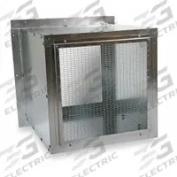 Wall Housing: Steel, For 12 in Blade Dia, 18 ga Thick, 17 5/8 in x 17 5/8 in (MPN 3FKF4). Key specifications — Brand: DAYTON; Includes: 1 Guard; Material: Steel.