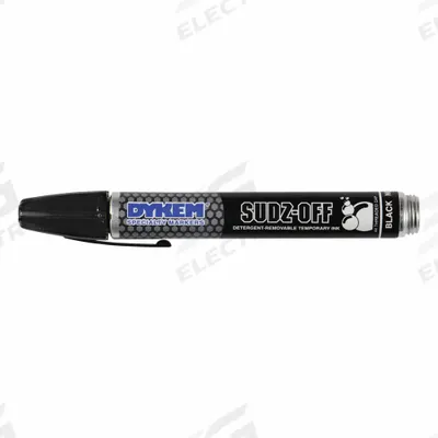DYKEM Ink Industrial Marker: Remover Removable, 1.3 mm Tip Wd, Bullet Tip Shape - Detergent-Removable Ink Markers