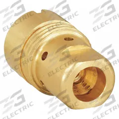 BERNARD Gas Diffuser: Centerfire, For BTB, Clean Air, Dura-Flux, FILTAIR, Q-/S-/W-Gun MIG Gun (MPN D-1). Key specifications — Brand: BERNARD; For Contact Tip Series: Centerfire; Connection Type: Threaded; Gas Diffuser Number: D-1.