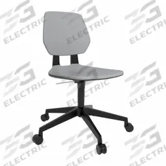 SAFCO PRODUCTS Task Chair: Commute, Gray, Plastic Material, 16 3/4 in Seat Wd, 18 in Seat Dp, Swivel (MPN 7825GR). Key specifications — attr995518: Commute; attr982877: Black; attr982913: Yes; attr982865: Black; attr982870: SAFCO PRODUCTS; attr982901: Gray.