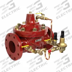 WATTS Pressure Reducing Control Valve: 2 1/2 in Nominal Pipe Size, NPT, 30 psi to 300 psi (MPN M115-2-1/2 TH). Key specifications — Body Material: Ductile Iron; Brand: WATTS.