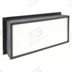 GRAINGER Minipleat Air Filter: 24 in x 12 in x 6 in, Fiberglass, Plastic, Single Header, MERV 15 (MPN 878PK5). Key specifications — Brand: GRAINGER; Frame or Header Material: Plastic; Media Material: Fiberglass.