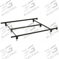 RIZE Bed Frame: King Fits Mattress Size, 71 in Overall Lg, 76 in Overall Wd, 7 1/4 in Overall Ht (MPN PG66). Key specifications — Brand: RIZE; Material: Steel.