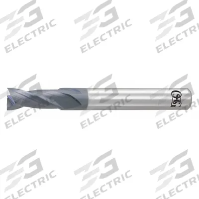 OSG Square End Mill: Carbide, WXL Coated, 2 Flute, 1/2" Mill Dia, 1" LOC - Carbide Square End Mills for Hardened Materials