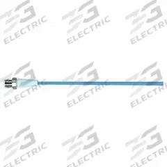 Cordset: M12 Male Straight X Bare Wire, 5 Pins, Pastel Blue, TPE-S, 3 m Cable Lg, 22 AWG Wire Size (MPN 7024-13101-3720300). Key specifications — Cable Jacket Color: Pastel Blue; End 1 Gender: Male; End 1 Mounting Orientation: Straight; End 2 Connection Type: Bare Wire; IP Rating: IP65; Brand: MURRELEKTRONIK; Wire Size: 22 AWG; Cable Jacket Material: TPE-S.