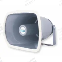 SPECO TECHNOLOGIES PA Weatherproof Speaker: Powered, 1-Way, 8 ohm Impedance, 8 3/4 in Overall Wd (MPN SPC15R). Key specifications — attr1056470: Indoor; attr1056495: Powered.