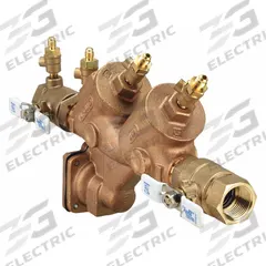 APOLLO Reduced Pressure Zone Backflow Preventer: 4A, Std Configuration, Bronze, 2 in Pipe Size, FNPT (MPN 4ALF208T2F). Key specifications — Shut-Off Valve Type: Ball Valve; Connection Type: FNPT.