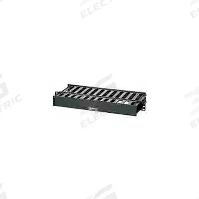 PANDUIT Dual Side Horizontal Finger Manager: Horizontal, 1 U, Dual Side Sides - Horizontal Finger-Style Cable Managers